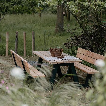 Villa Pipowagen De Zwerveling Aan Zee Oostkapelle Esterno foto